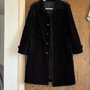 Classic Black Women's Faux fur luxury jacket made in Japan